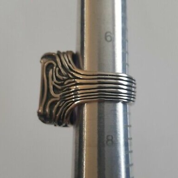 Silpada Bold Lavender CZ Sterling Silver Ring 7 - Picture 3 of 7